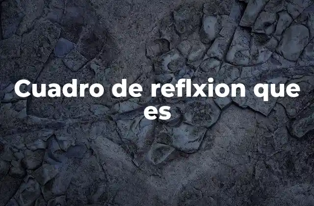 Cuadro de Reflxion que es 2 El poder de la organización en el aprendizaje