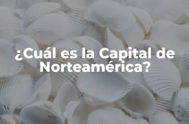 ¿cuál es la Capital de Norteamérica? 2 La Dificultad de Definir una Capital para Norteamérica