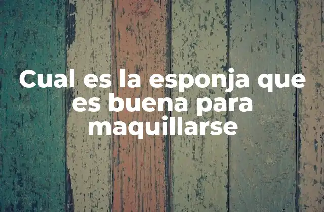 Cómo elegir la esponja adecuada para tu tipo de piel