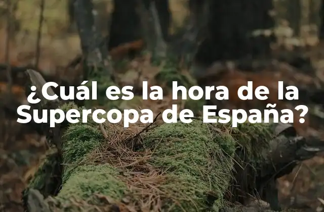 Historia de la Supercopa de España