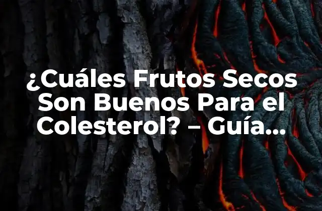 ¿cuáles Frutos Secos Son Buenos para el Colesterol? – Guía Completa