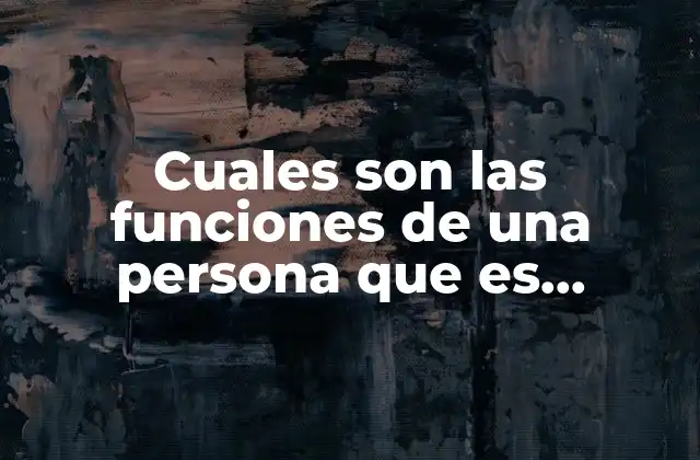 Cuales Son las Funciones de una Persona que es Contador
