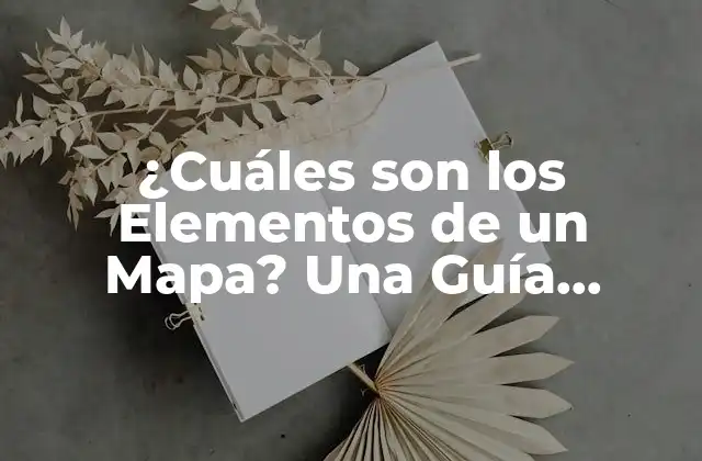¿cuáles Son los Elementos de un Mapa? una Guía Detallada 2 Escala y Proyección