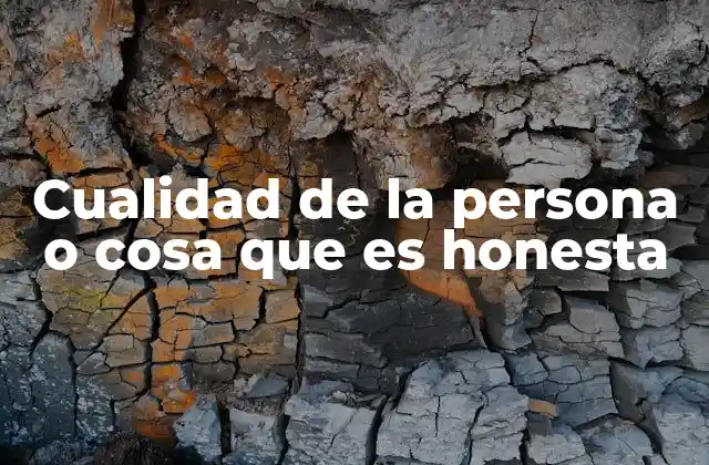 La transparencia como reflejo de la honestidad