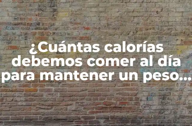 ¿Qué son las calorías y por qué son importantes?