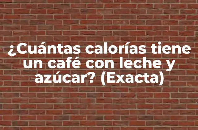 La cantidad de calorías en un café negro