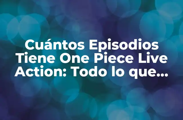 El Reparto de One Piece Live Action