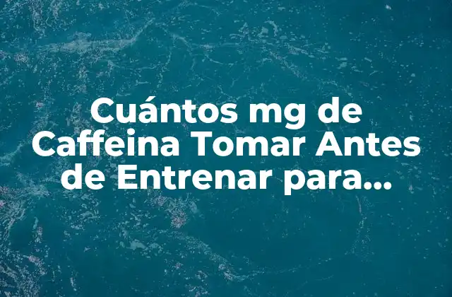 Cómo la Caffeina Afecta el Rendimiento Físico