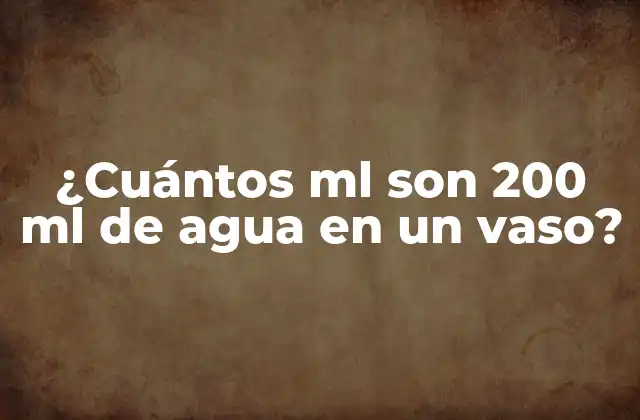 ¿Qué es un mililitro (ml)?