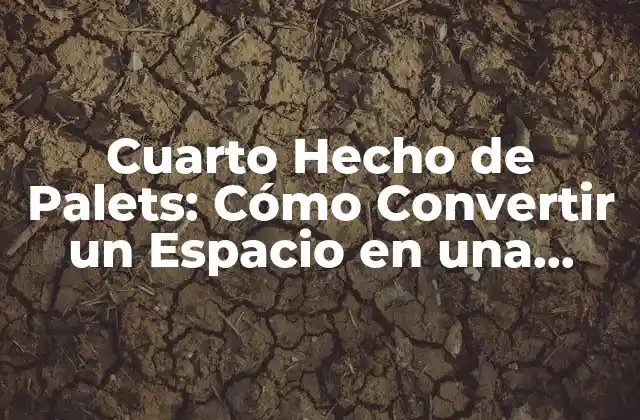 Cuarto Hecho de Palets: Cómo Convertir un Espacio en una Habitación Funcional