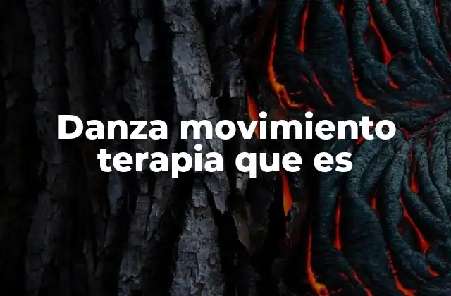 Danza Movimiento Terapia que es