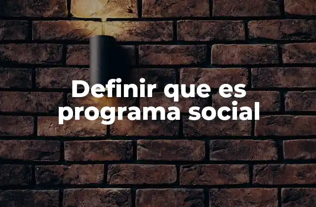 El rol de los programas sociales en el desarrollo comunitario