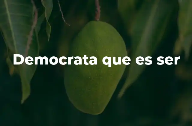 La esencia de un pensamiento democrático