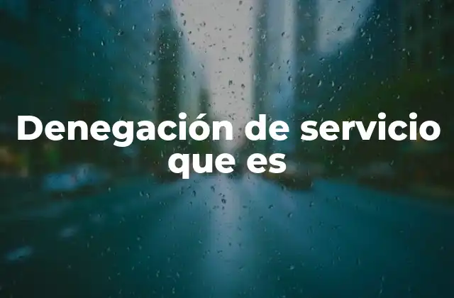 Denegación de Servicio que es 2 Impacto de los ataques de denegación de servicio en la economía digital