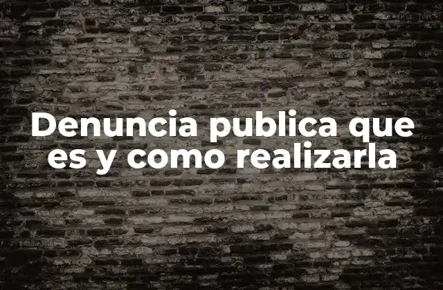 El rol de la denuncia pública en la lucha contra la corrupción y la impunidad
