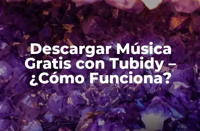Descargar Música Gratis con Tubidy - ¿cómo Funciona? 2 ¿Qué es Tubidy y Cómo Funciona?