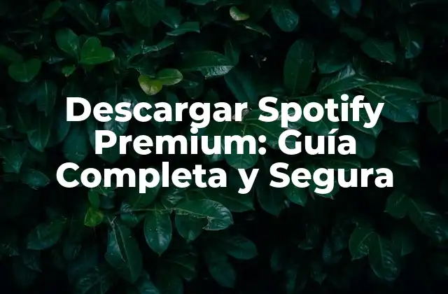 ¿Qué es Spotify Premium y Cuáles son sus Ventajas?
