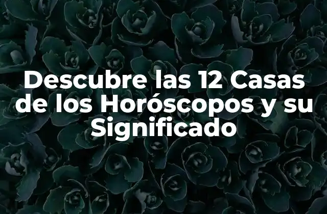 Descubre las 12 Casas de los Horóscopos y Su Significado