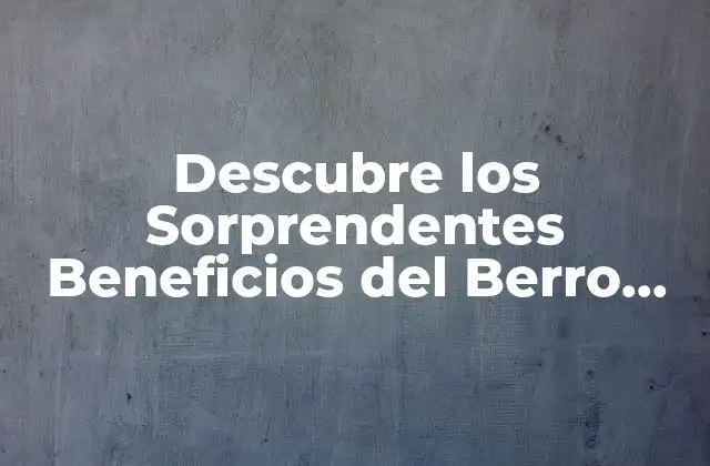 Descubre los Sorprendentes Beneficios Del Berro para Tu Salud