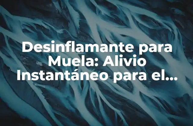 Desinflamante para Muela: Alivio Instantáneo para el Dolor 2 ¿Qué es un Desinflamante para Muela?