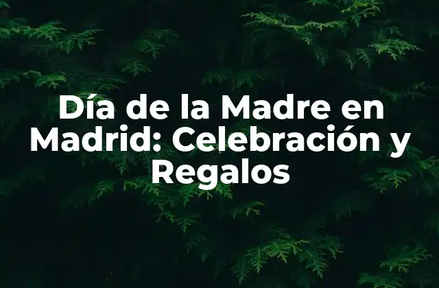 Origen del Día de la Madre