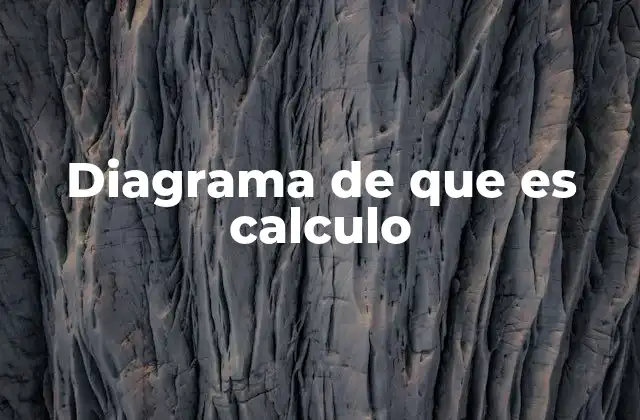 Diagrama de que es Calculo 2 Cómo se estructura un diagrama visual del cálculo