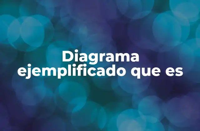 Diagrama Ejemplificado que es
