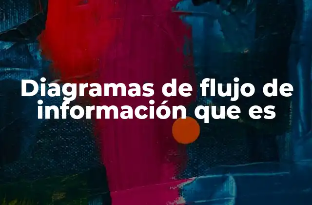 Diagramas de Flujo de Información que es