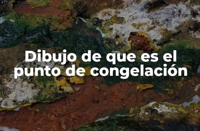 Dibujo de que es el Punto de Congelación