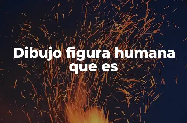 Dibujo Figura Humana que es