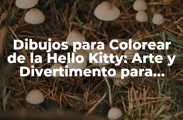 Dibujos para Colorear de la Hello Kitty: Arte y Divertimento para Niños y Adultos