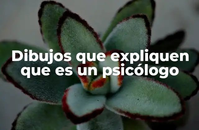 Dibujos que Expliquen que es un Psicólogo