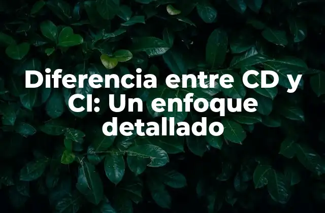 Diferencia entre Cd y Ci: un Enfoque Detallado