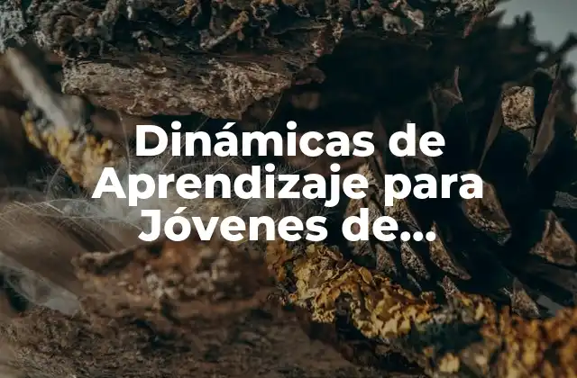 Dinámicas de Aprendizaje para Jóvenes de Secundaria: una Guía Completa 2 ¿Qué son las Dinámicas de Aprendizaje?