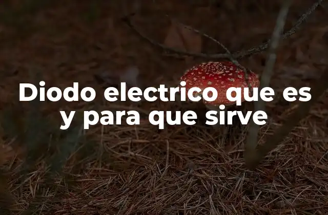 Funcionamiento del diodo en circuitos electrónicos