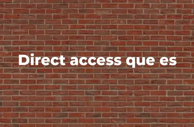 Direct Access que es