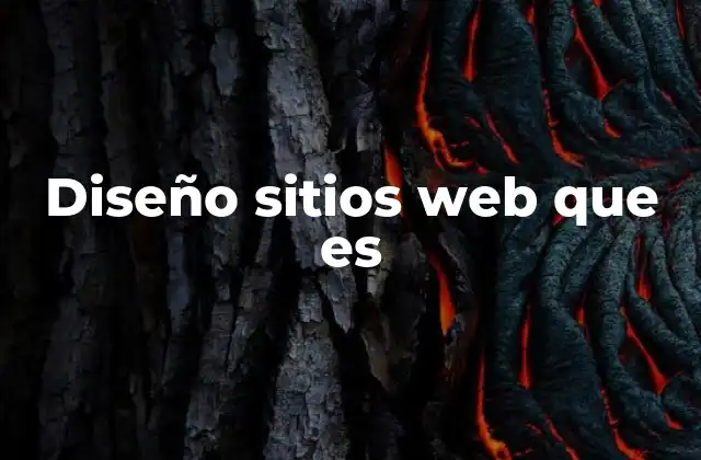 Diseño Sitios Web que es