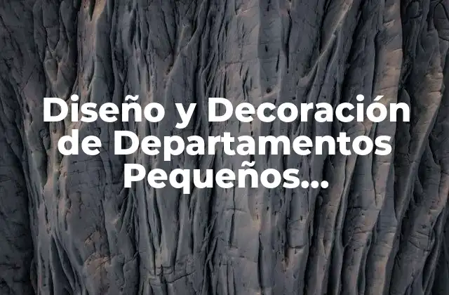 Diseño y Decoración de Departamentos Pequeños Rectangulares