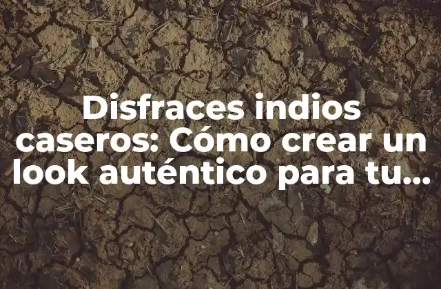 Disfraces Indios Caseros: Cómo Crear un Look Auténtico para Tu Fiesta Temática