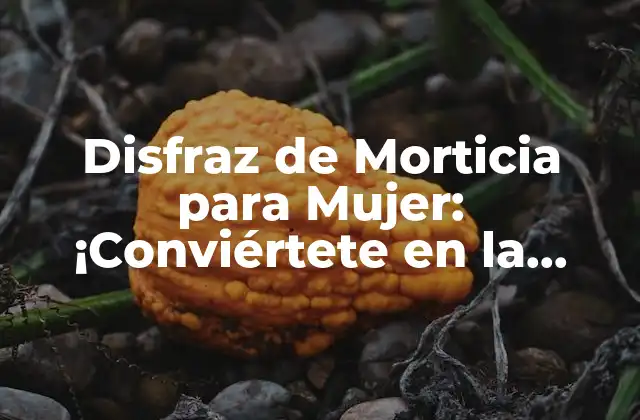 Disfraz de Morticia para Mujer: ¡conviértete en la Reina de la Oscuridad!