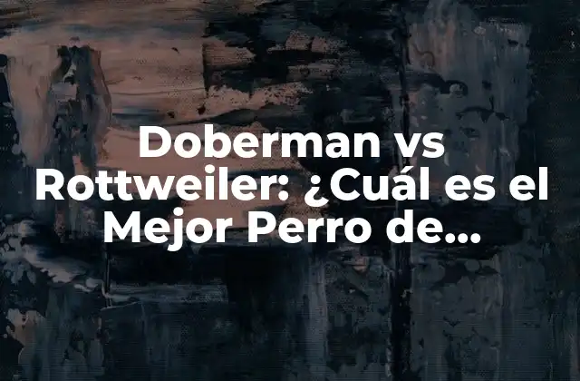 Doberman Vs Rottweiler: ¿cuál es el Mejor Perro de Guardia? 2 Orígenes y Historia