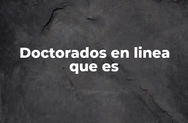 La importancia de la formación doctoral en el ámbito académico