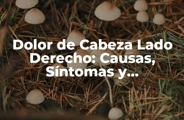 ¿Cuáles son las Causas del Dolor de Cabeza Lado Derecho?