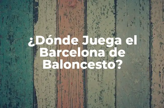El Palau Blaugrana, el Hogar del Barcelona