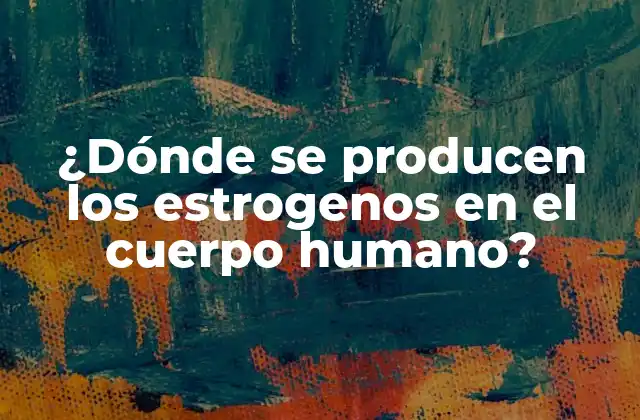 ¿dónde Se Producen los Estrogenos en el Cuerpo Humano?