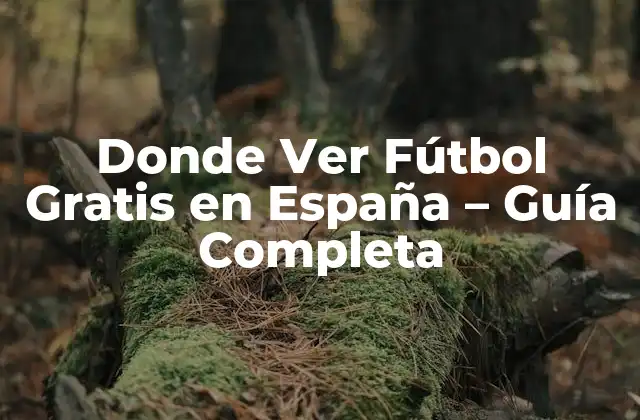 Donde Ver Fútbol Gratis en España - Guía Completa 2 Canales de Televisión que Emiten Fútbol Gratis en España