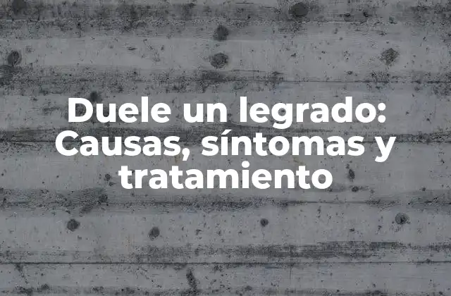 Duele un Legrado: Causas, Síntomas y Tratamiento