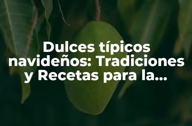 Dulces Típicos Navideños: Tradiciones y Recetas para la Época de Navidad