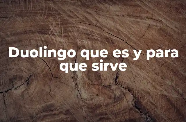 Duolingo que es y para que Sirve