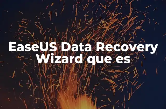 Easeus Data Recovery Wizard que es